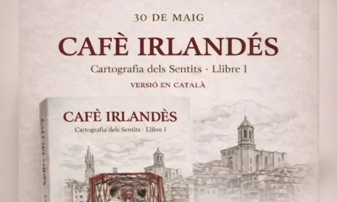Presentació del llibre ‘Cafè Irlandès’. Font: Espai LGTBI de Girona