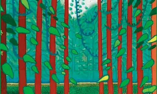 Imatge del llibre ‘David Hockney: l’arribada de la primavera a Woldgate’ de Delphine Coffin i Alexandra de Bouhellier