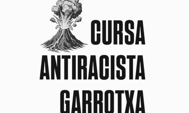 Logo de la cursa antiracista de La Garrotxa