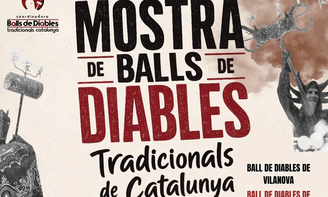 Cartell oficial de la Mostra de Balls de Diables Tradicionals.