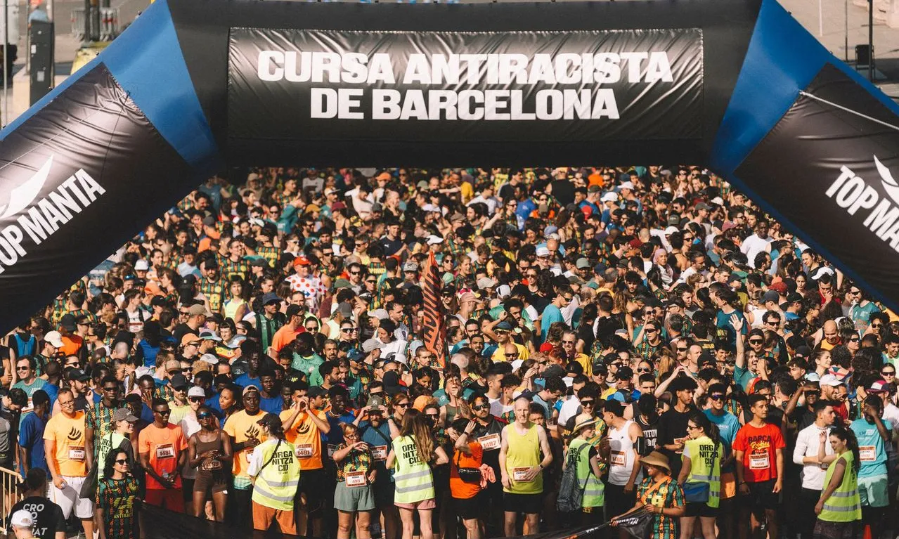 Imatge de la Segona Cursa Antiracista de Barcelona