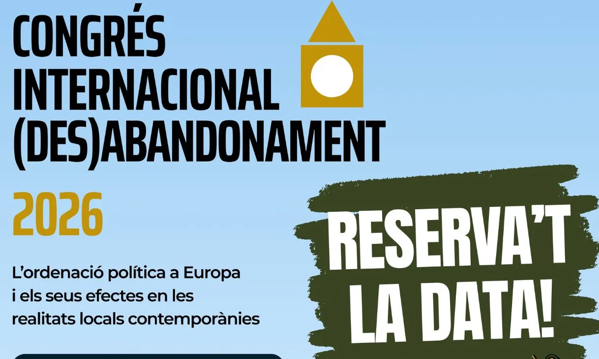 Cartell del congrés, amb especificacions d'hora i dia.