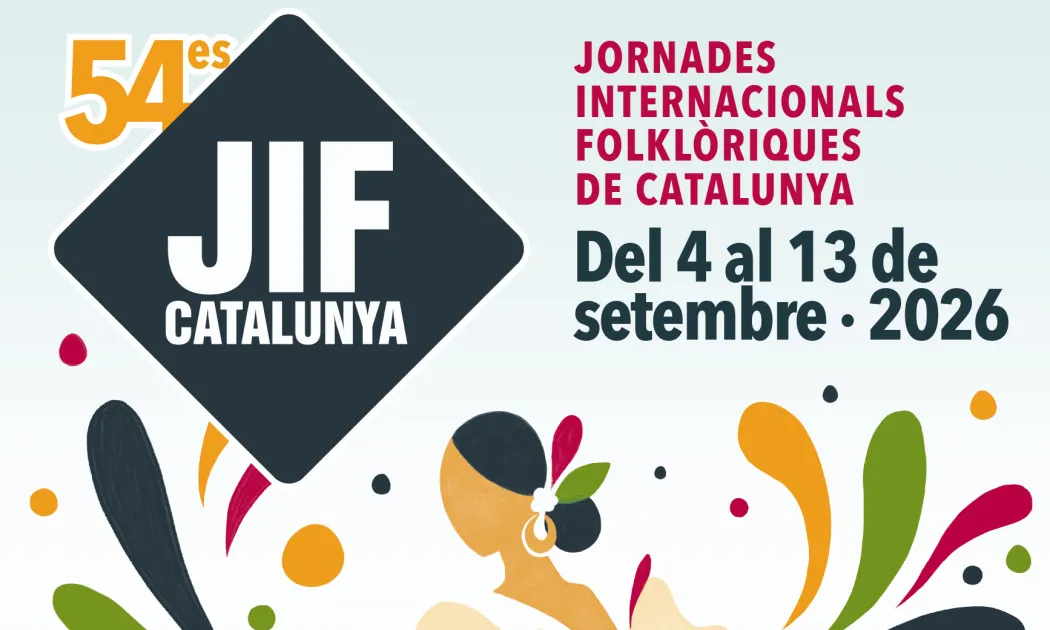 Cartell oficial de les 54es Jornades Internacionals Folklòriques.