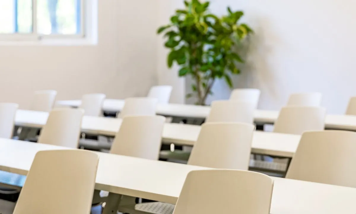 Imatge de recurs d'una aula