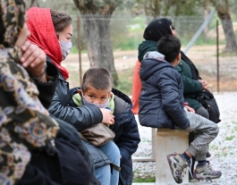 Al camp de persones refugiades de Mória hi malvivien 13.000 persones en un espai pensat per a unes 3.000. Font: Peter Casaer - MSF