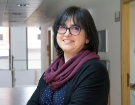 Pilar Polo, encarregada de les relacions institucionals de la Fundació Vicki Bernadet. Font: Fundació Vicki Bernadet.