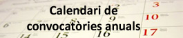 Calendari de Convocatòries de Finançament anuals