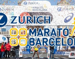 El cartell de la Zúrich Marató de Barcelona. Font: Zurich Marató de Barcelona.  Font: 