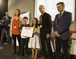 Acte d'entrega del Premi ApS 2016 Font: Premio Aprendizaje-Servicio