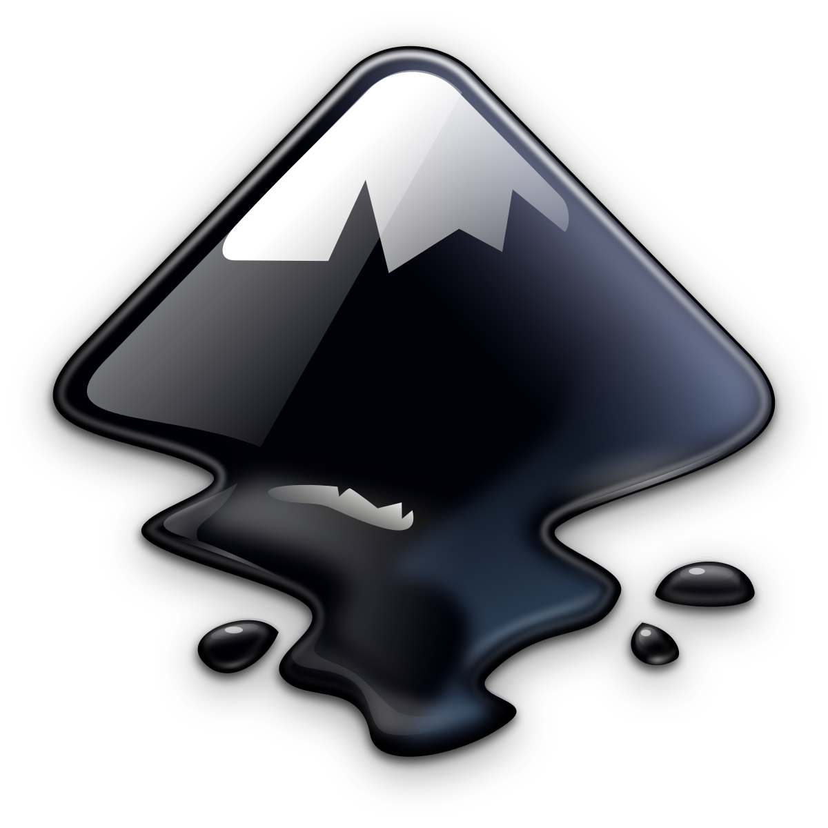 Logotip de Inkscape.  Font: Inkscape