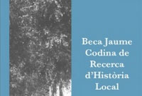 Beca Jaume Codina Vilà de recerca d'història local