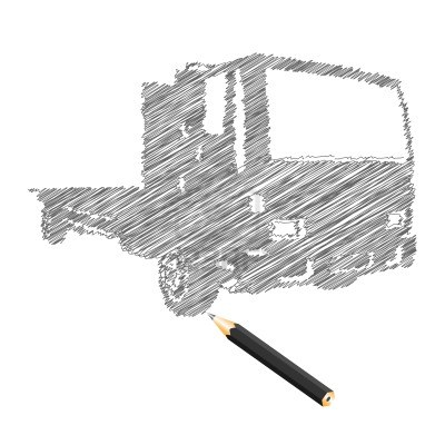 Il·lustració d'un camió
