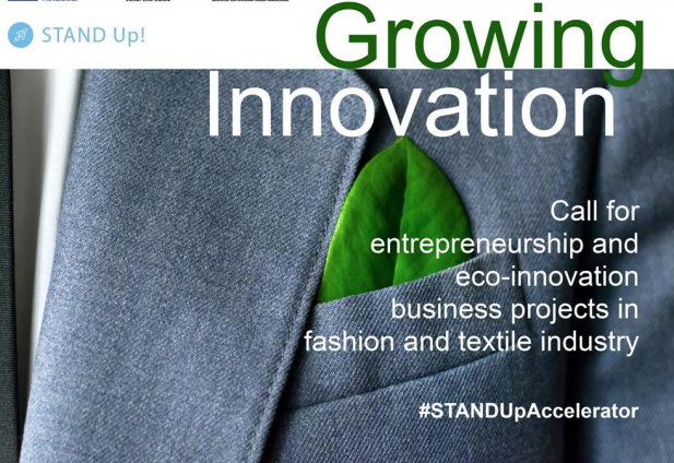 STAND Up! Programa de suport a l'emprenedoria en innovació i sostenibilitat per a joves emprenedors en el sector del tèxtil