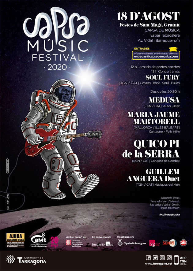 Arriba el Capsa Music Festival de l’Associació de Músics de Tarragona Font: aMt