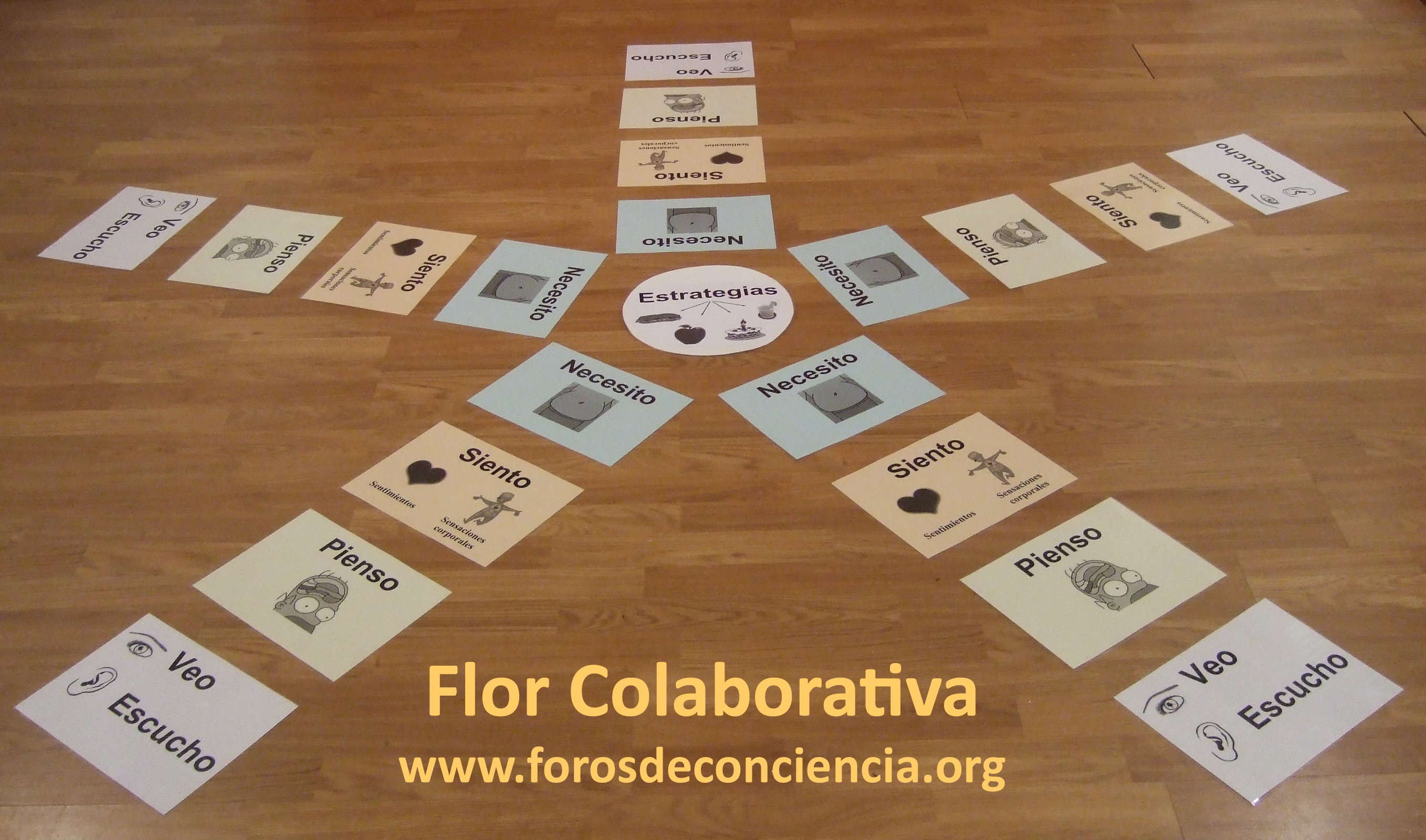 Flor Col·laborativa. Font: www.forosdeconciencia.org