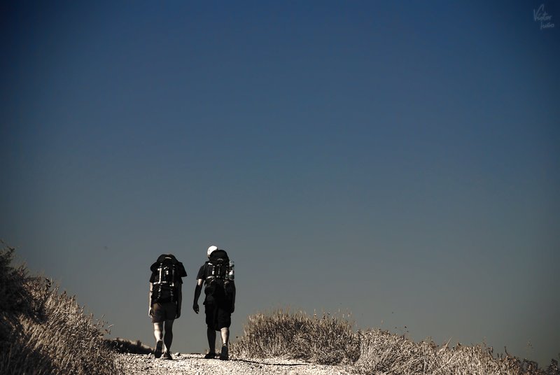 Dos caminants junts. Font: victor_nuno (Flickr)