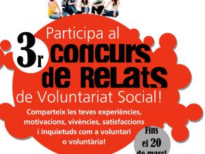 Logotip 3r Concurs de Relats de Voluntariat Social