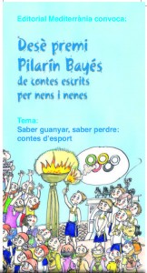 Cartell Desè Premi Pilarín Bayés de contes escrits per nens i nenes