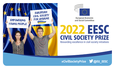 Premi Societat Civil 2022 centrat en dos temes: Joventut i Ucraïna 