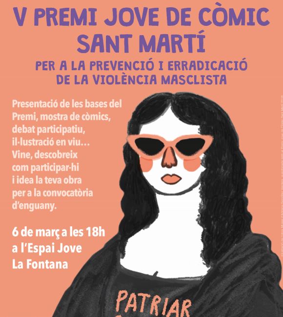 5a edició del Premi Jove de Còmic Sant Martí, per a la prevenció i eradicació de la violència masclista