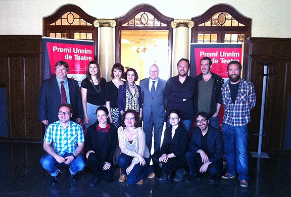 Finalistes Premi Unnim de Teatre 2012. Foto: Obra Social d'Unnim