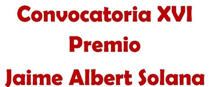 XVI edició dels Premis Jaime Albert Solana