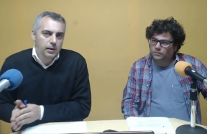 Víctor Garcia i Emilio Romero en el webinar sobre gestió del voluntariat Font: El Teb
