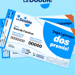 Així seran les participacions de La Dooble, la loteria associativa de Catalunya.