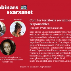 'Com fer territoris socialment responsables', per Berta Riera, Vanessa Cayuela i Sara Jaramillo. Font: Xarxanet.