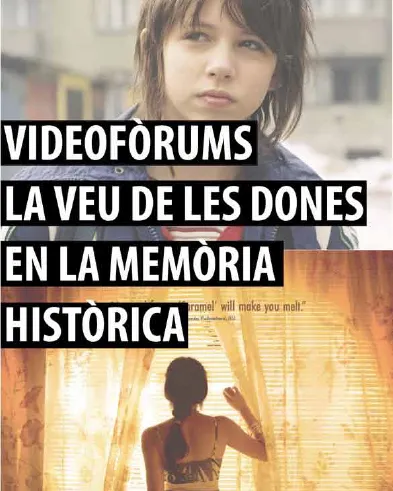 Cartell del cinefòrum La veu de les dones en la memòria històrica