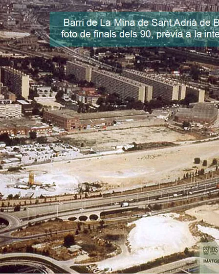 Barri de la Mina. Anys 90 (barrimina.cat) Barri de la Mina. Anys 90 (barrimina.cat)