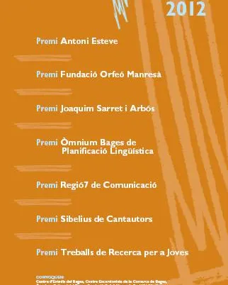 Premis Lacetània 2012