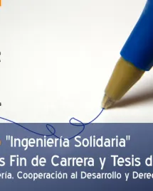 Cartell I Premi 'Enginyeria Solidària' Cartell I Premi 'Enginyeria Solidària'