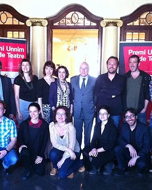 Finalistes Premi Unnim de Teatre 2012. Foto: Obra Social d'Unnim Finalistes Premi Unnim de Teatre 2012. Foto: Obra Social d'Unnim