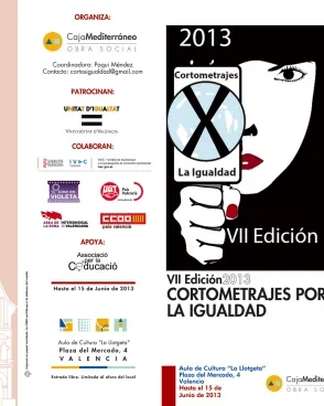VII Edició Curtmetratges per la Igualtat VII Edició Curtmetratges per la Igualtat