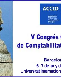 Imatge V Congrès de Comptabilitat. Font: web ACCID