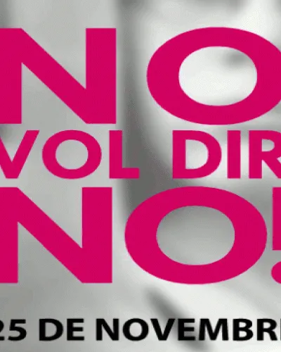 "No vol dir No". 25 de novembre