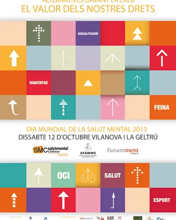 Cartell del Dia Mundial de la Salut Mental