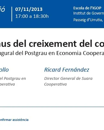 Les claus del creixement del cooperativisme avui
