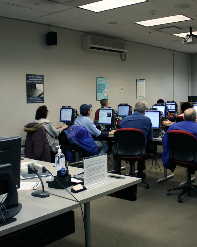Adult Computer Lab - Skokie Public Library - Flickr