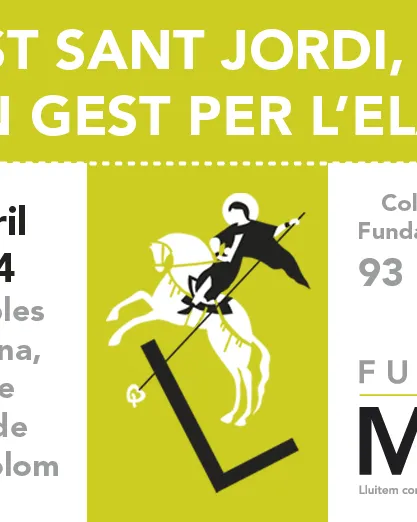 Sant Jordi Solidari amb la Fundació Miquel Valls
