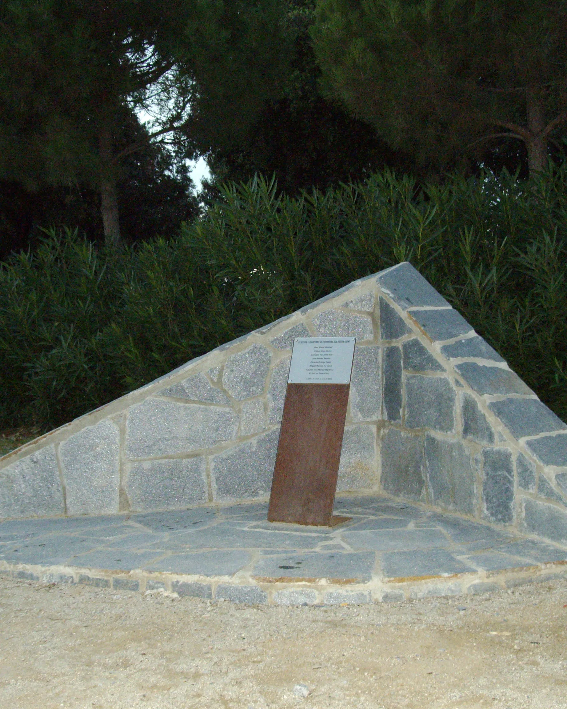 Memorial víctimes terrorisme a Sabadell