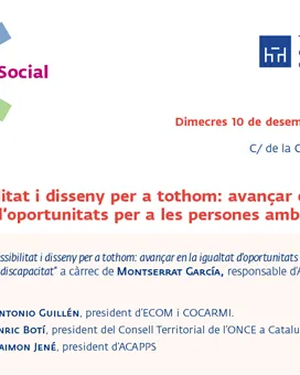Debat: Accessibilitat i disseny per a tothom