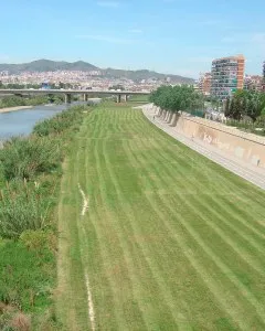 El Parc del Litoral al tram final del Besòs, a Sant Adrià de Besòs (imatge: sant-adria.net)