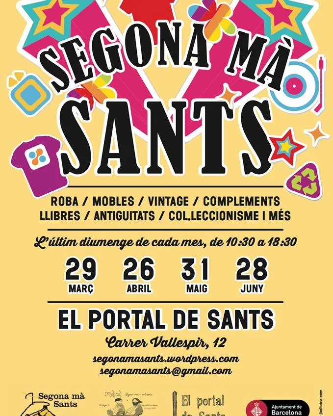 Els mercats de segona mà del barri de Sants (imatge:segonamasants)