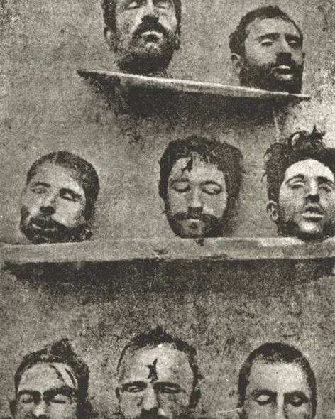 Caps de professors assassinats durant el Genocidi Armeni