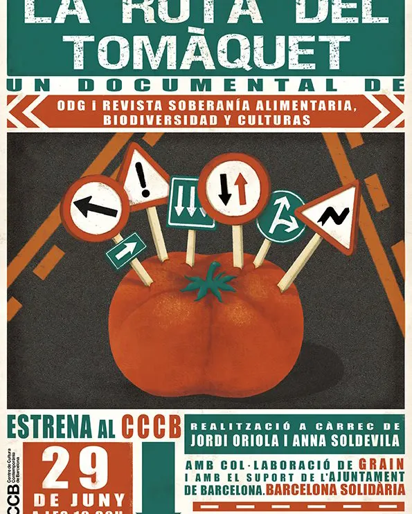 Cartell del documental "La ruta del tomàquet"