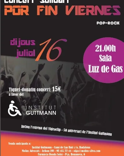 Concert solidari Institut Guttmann