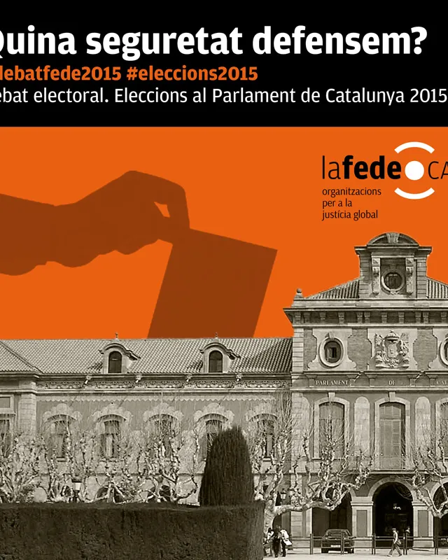 Quina seguretat defensem? Debat electoral de cara al 27-s organitzat per LaFede.cat.