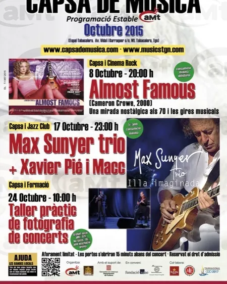 Programació Octubre Capsa de Música
